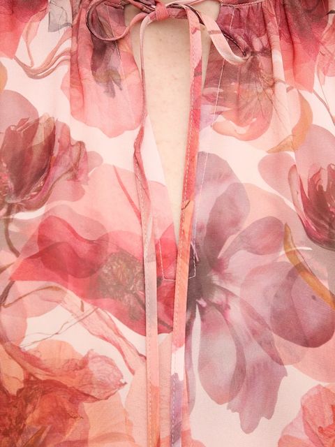 Marc Aurel bluzka damska kolor czerwony wzorzysta 6291-1000-24784