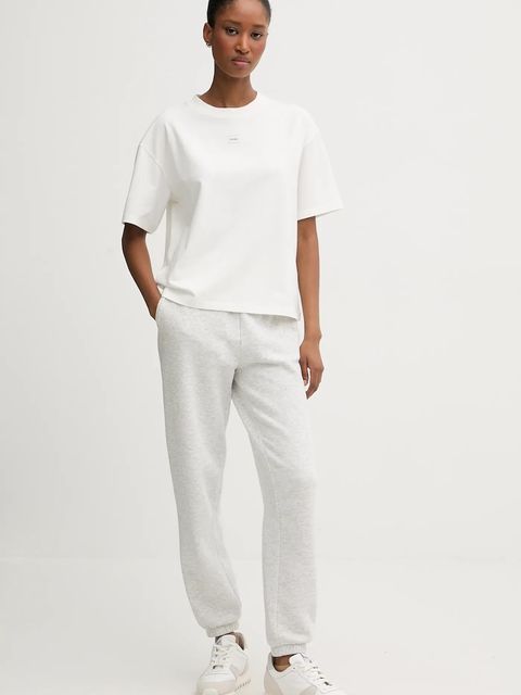 HUGO t-shirt damski kolor beżowy 50556807