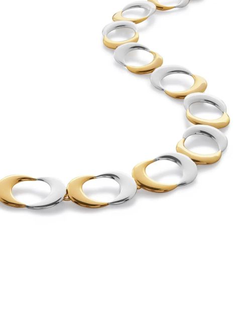 Monica Vinader Kissing moon necklace - Silver - zdjęcie produktu nr 2