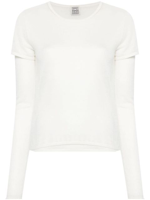 TOTEME layered fine-knit jumper - Neutrals - zdjęcie produktu nr 1