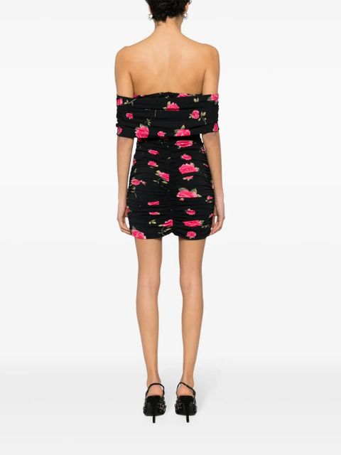 Magda Butrym V-neck ruched dress - Black