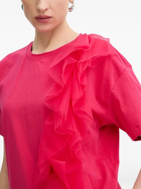 TWINSET ruffled T-shirt - Pink