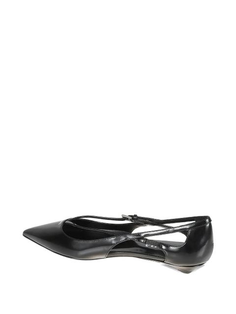 Prada cut-out pointed ballet flats - Black - zdjęcie produktu nr 2