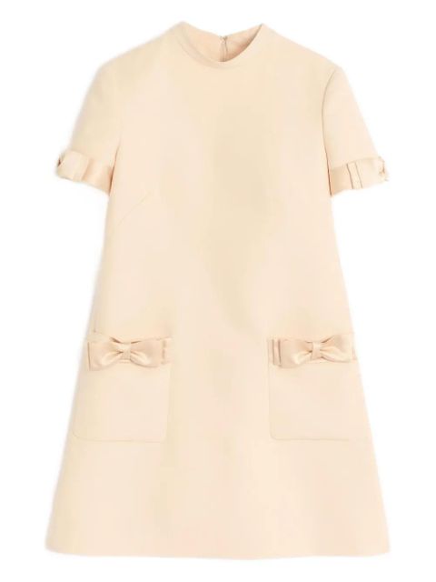 Valentino Garavani Crepe Couture mini dress - Neutrals - zdjęcie produktu nr 1