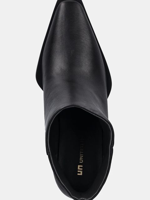 United Nude botki skórzane Rockit Pull On Bootie kolor czarny na słupku 109470116