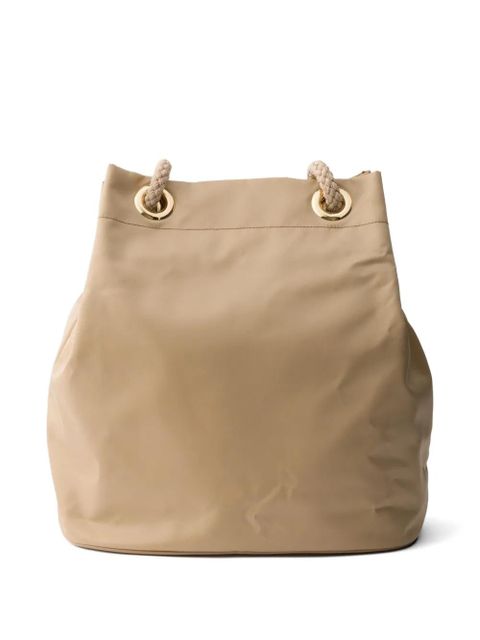 Prada Mariner large Re-Nylon bucket bag - Neutrals