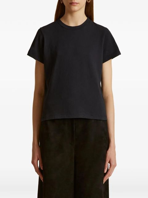 KHAITE Emmylou T-Shirt - Black - zdjęcie produktu nr 2