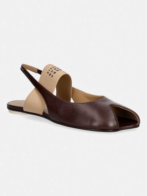 MM6 Maison Margiela sandały skórzane - zdjęcie produktu nr 1