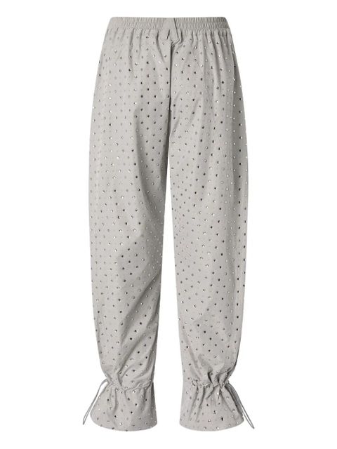 PINKO eyelet drawstring trousers - Grey - zdjęcie produktu nr 2