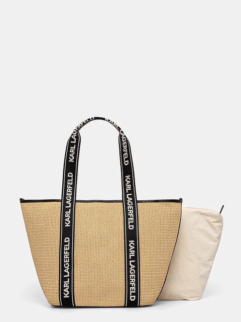 Karl Lagerfeld torebka K/ESSENTIAL kolor beżowy A1W46074 - zdjęcie produktu nr 1