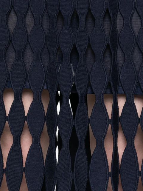 Simkhai cut-out knit skirt - Blue