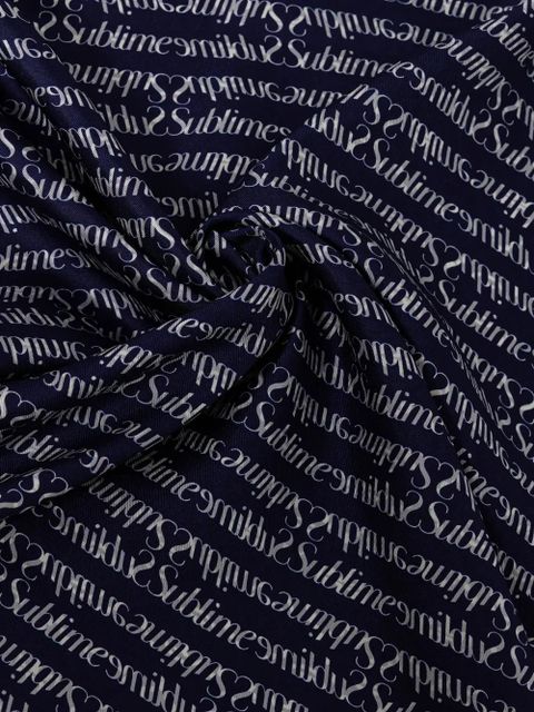 Tory Burch lettering-pattern scarf - 401 - zdjęcie produktu nr 2