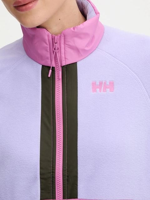 Helly Hansen bluza sportowa Rig kolor fioletowy wzorzysta 54078 - zdjęcie produktu nr 2