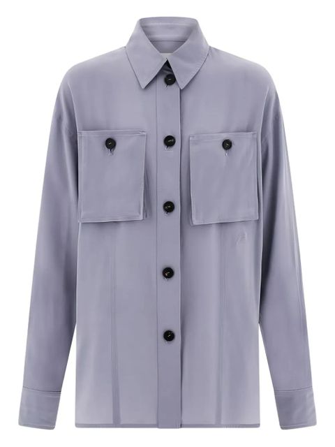 Ferragamo double-pocket shirt - Grey - zdjęcie produktu nr 1