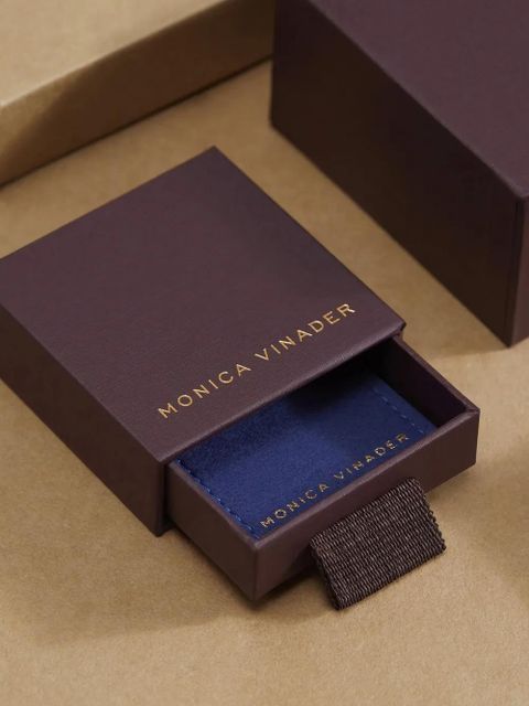 Monica Vinader Onyx Mini gem choker necklace - Gold