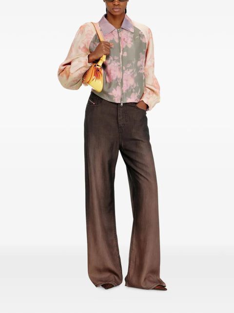Diesel floral-print bomber jacket - Neutrals - zdjęcie produktu nr 2