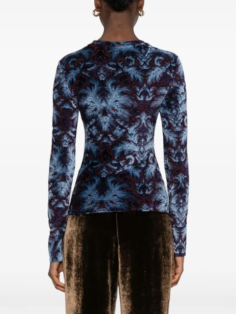 ETRO crew-neck top - Blue - zdjęcie produktu nr 2