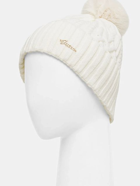 Guess czapka KENDRA kolor beżowy W5BZ15 Z3362 - zdjęcie produktu nr 2