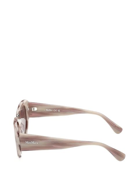 Max Mara Eyewear oval-frame sunglasses - Neutrals