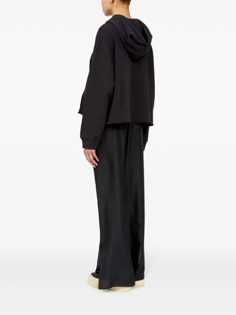 MM6 Maison Margiela numbers-motif hoodie - Black