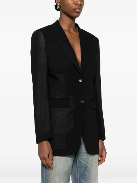 Blumarine patch-pocket blazer - Black