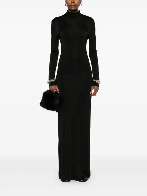 KHAITE Norla maxi dress - Black