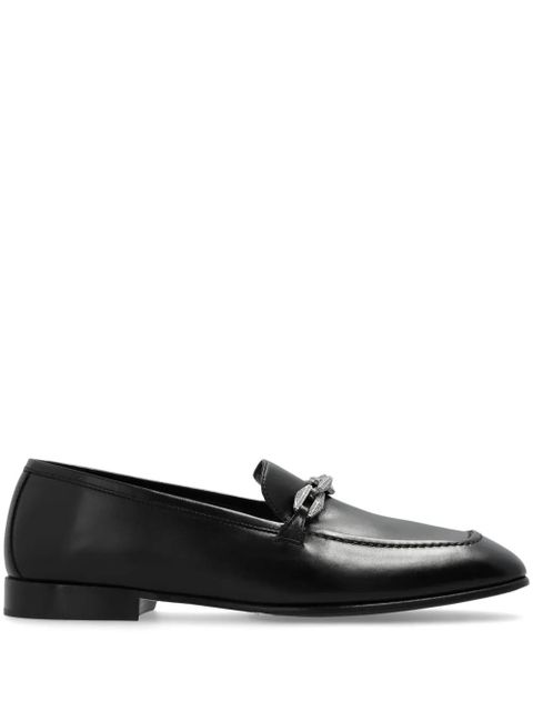 Jimmy Choo Tilda leather loafers - Black - zdjęcie produktu nr 1