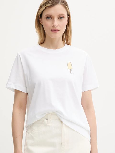 Samsoe Samsoe t-shirt bawełniany SACAMINO - zdjęcie produktu nr 1