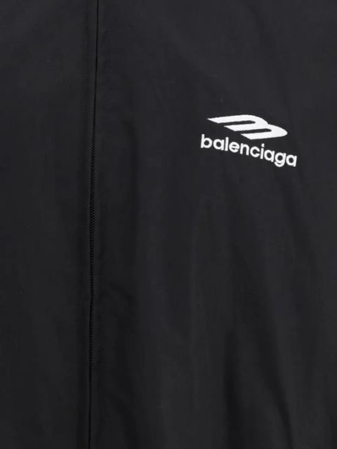 Balenciaga logo-embroidered jacket - Black