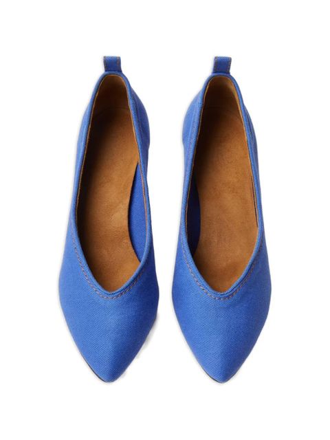 Versace Tina denim pumps 65 mm - Blue