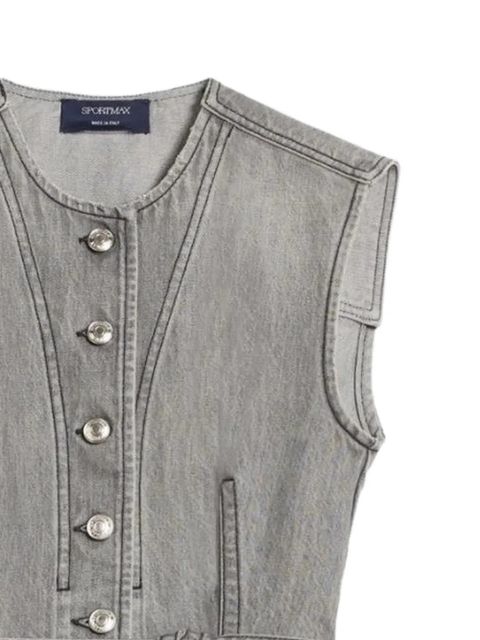 Max Mara Spdorli belted gilet - Grey - zdjęcie produktu nr 2