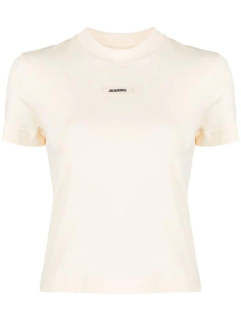 Jacquemus Le T-shirt Gros Grain top - Yellow - zdjęcie produktu nr 1