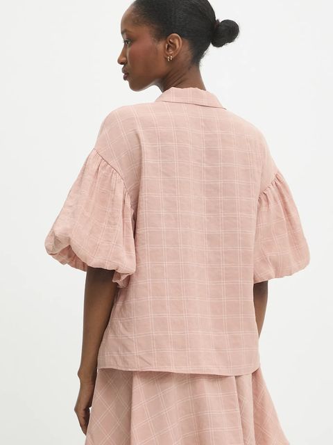 Answear.LAB koszula damskie kolor różowy regular