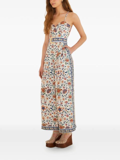 FARM Rio floral belted dress - Neutrals - zdjęcie produktu nr 2