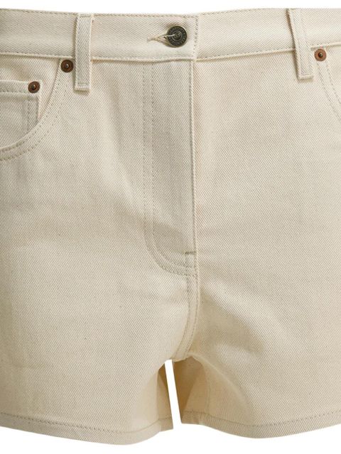 Valentino Garavani logo-patch shorts - Neutrals