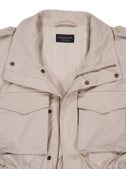 Balenciaga Hourglass pocket parka - Neutrals - zdjęcie produktu nr 2