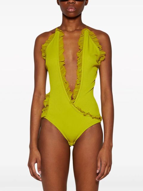 Christopher Esber Carina bodysuit - Green - zdjęcie produktu nr 2