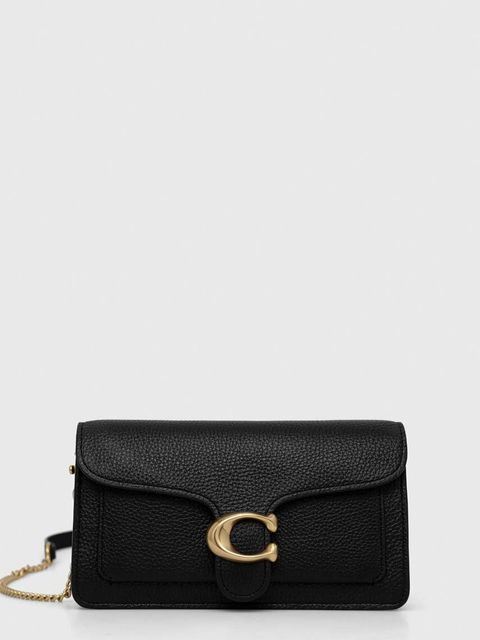 Coach torebka skórzana Tabby kolor czarny CE772 - zdjęcie produktu nr 1