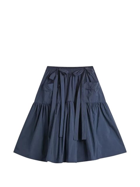 Cecilie Bahnsen CBcai bow tiered midi skirt - Blue - zdjęcie produktu nr 1