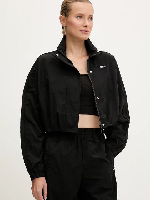 Guess kurtka NINA kolor czarny przejściowa oversize V5YL00 WHCH2 - zdjęcie produktu nr 1