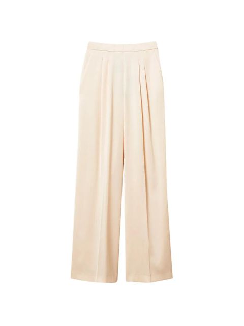 TWINSET wide-leg satin trousers - Neutrals - zdjęcie produktu nr 1