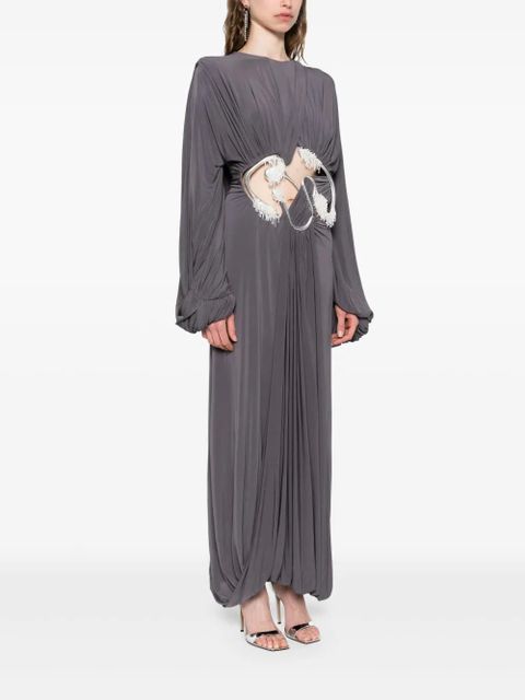 Christopher Esber Sculptured Torso maxi dress - Grey