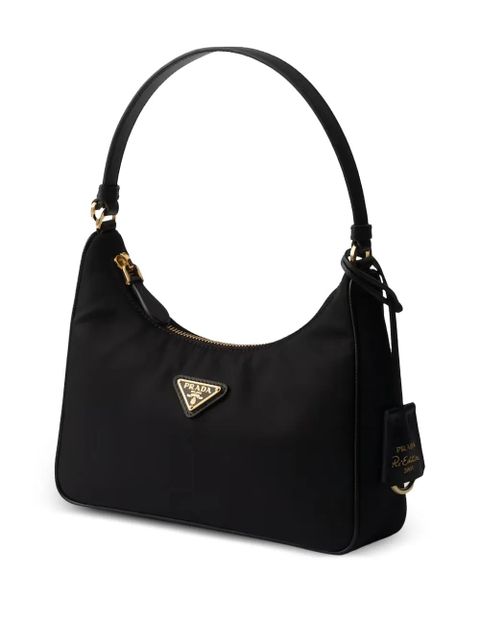 Prada Re-Edition 2005 mini triangle-logo shoulder bag - Black - zdjęcie produktu nr 2