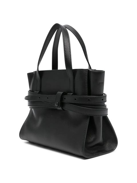 Moschino buckle-strap tote bag - Black