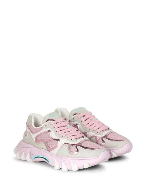 Balmain B-East leather low-top sneakers - Pink - zdjęcie produktu nr 2