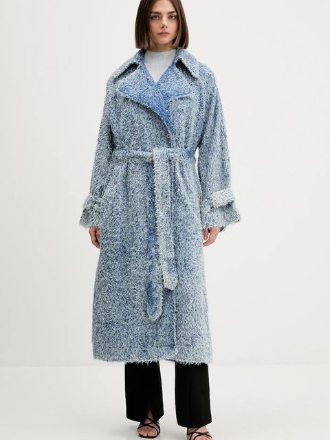 Hugo Blue płaszcz kolor niebieski 50546827 - zdjęcie produktu nr 1