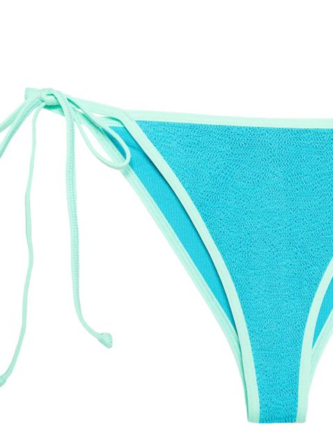 Bond-eye Contrast Anisha side-tie bikini bottoms - Blue