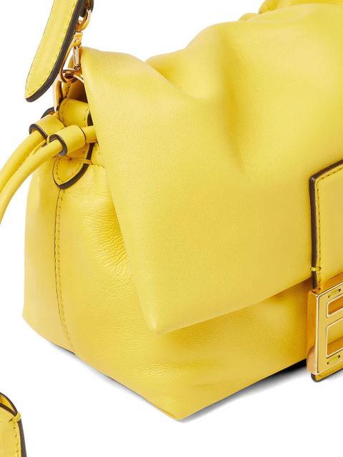 FENDI logo plaque tote bag - Yellow