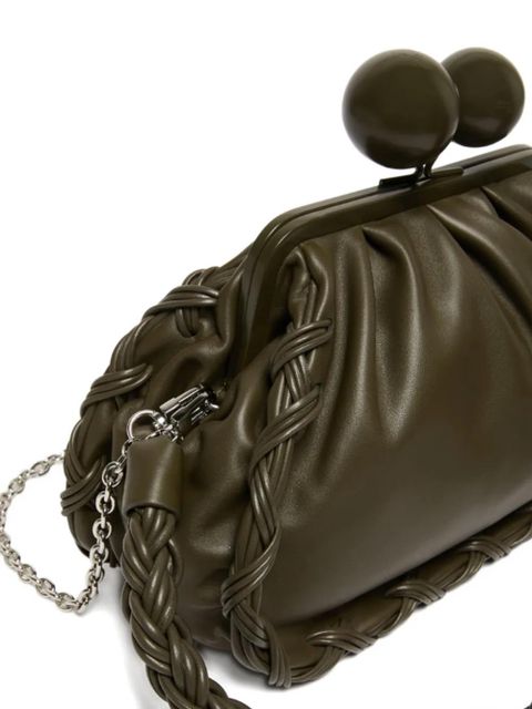 Weekend Max Mara WKAlecito sphere-detail clutch bag - Green