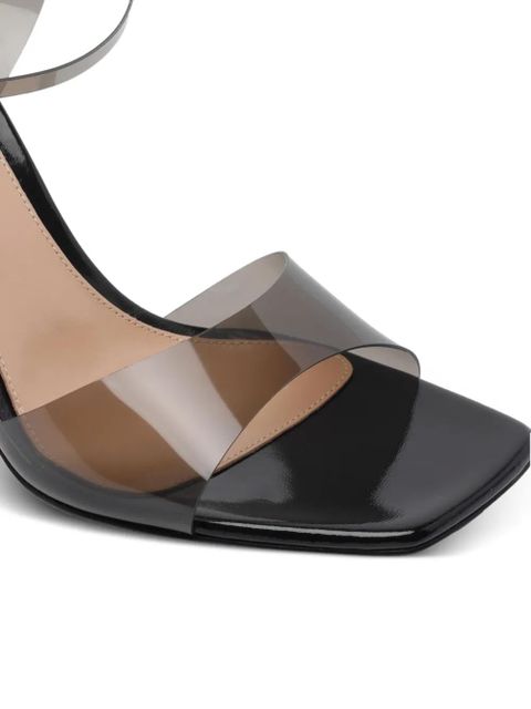 Gianvito Rossi square-toe heeled sandals - Grey